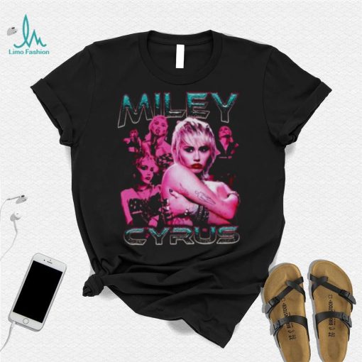 Vintage Miley Singer 90s Retro Miley Cyrus Collage shirt