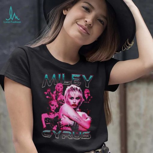 Vintage Miley Singer 90s Retro Miley Cyrus Collage shirt