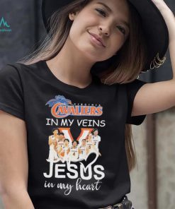 Virginia Cavaliers In My Veins Team Jesus In My Heart Shirt