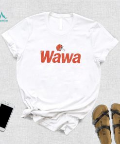 WaWa Cleveland Browns Football Helmet Logo Shirt