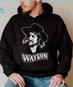 Waylon Jennings White Portrait shirt