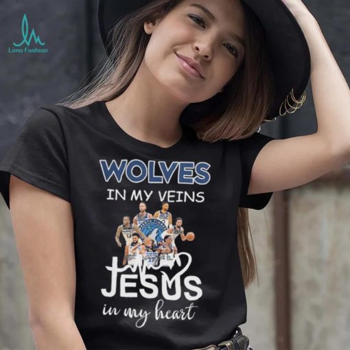 Wolves In My Veins Team Jesus In My Heart Signature Shirt