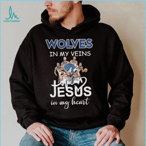 Wolves In My Veins Team Jesus In My Heart Signature Shirt