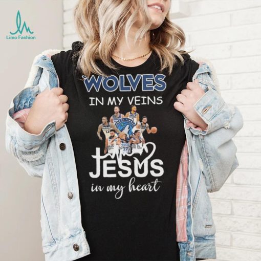 Wolves In My Veins Team Jesus In My Heart Signature Shirt