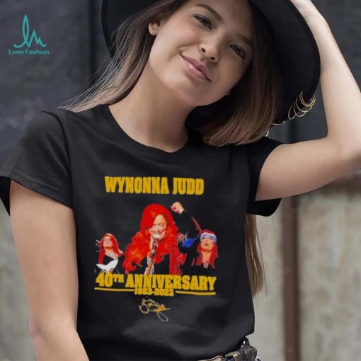 Wynonna Judd 40th anniversary 1983 2023 signature shirt