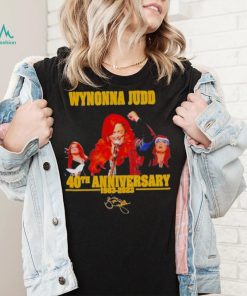 Wynonna Judd 40th anniversary 1983 2023 signature shirt