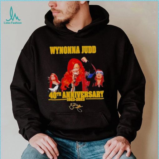 Wynonna Judd 40th anniversary 1983 2023 signature shirt