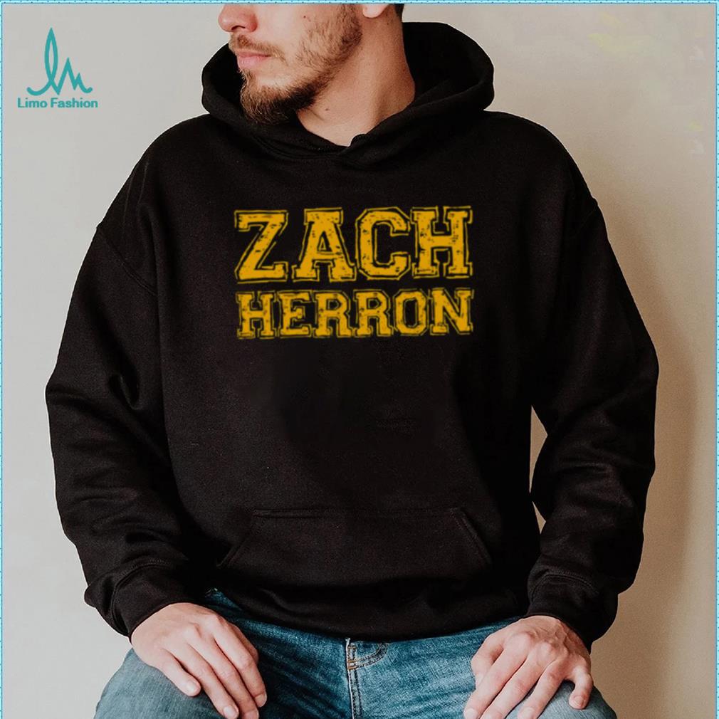 Zach Herron Yellow Typography shirt Zach Herron Yellow Typography shirt