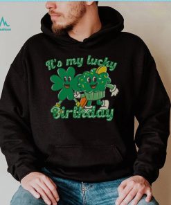 st patrick s day birthday shirt lucky birthday t shirt it s my lucky birthday shirt retro st 0