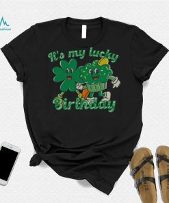 st patrick s day birthday shirt lucky birthday t shirt it s my lucky birthday shirt retro st 0