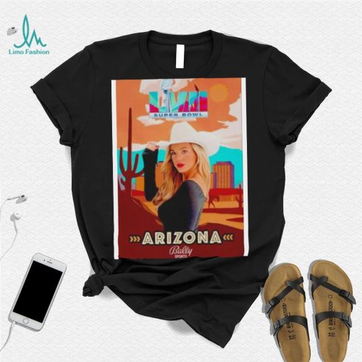 super bowl LVII Arizona Bally sports Annie Agar shirt