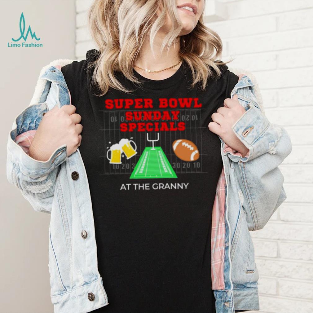 Super Bowl Sunday Specials At The Granny Shirt - Freedomdesign