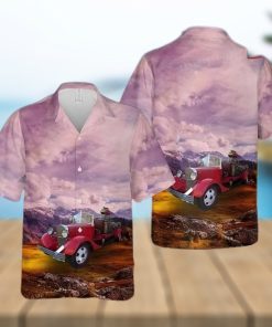 1929 Chevrolet Firebrigade Button Up Hawaiian Shirt