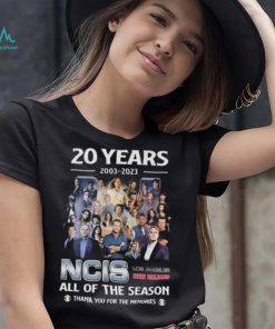 20 Years 2003 – 2023 NCIS All Of The Season Thank You For The Memories Shirt