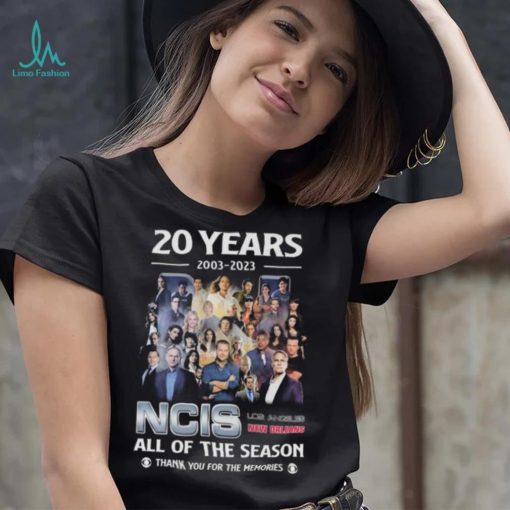 20 Years 2003 – 2023 NCIS All Of The Season Thank You For The Memories Shirt