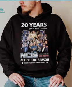 20 Years 2003 – 2023 NCIS All Of The Season Thank You For The Memories Shirt