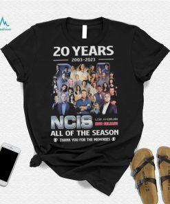 20 Years 2003 – 2023 NCIS All Of The Season Thank You For The Memories Shirt