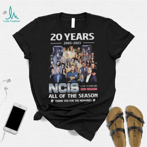 20 Years 2003 – 2023 NCIS All Of The Season Thank You For The Memories Shirt