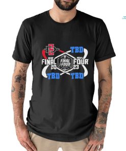 2023 Sdsu Final Four Sd Interlock Four Teams Shirt