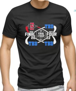 2023 Sdsu Final Four Sd Interlock Four Teams Shirt