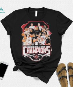 2023 Sec conference regular season champions South Carolina Gamecocks women’s basketball shirt