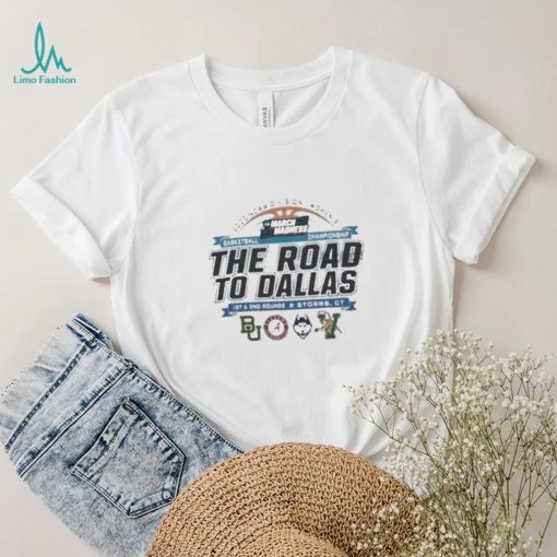 2023 ncaa Division I women’s basketball the road to Dallas march madness 1st and 2nd rounds storrs CT t shirt