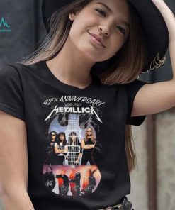 43th Anniversary 1981 2023 Metallica Signatures shirt