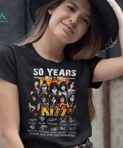 50 Years 1973 2023 Kiss Signatures Shirt