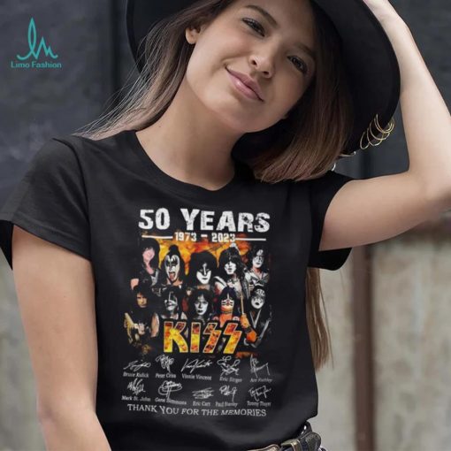 50 Years 1973 2023 Kiss Signatures Shirt