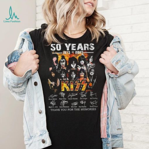 50 Years 1973 2023 Kiss Signatures Shirt