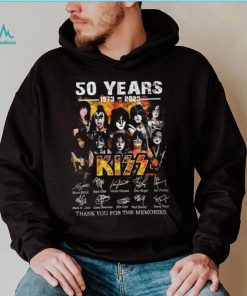 50 Years 1973 2023 Kiss Signatures Shirt