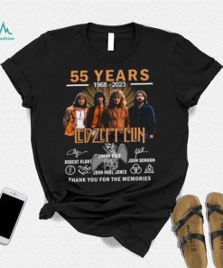 55 Years 1968 2023 Led Zeppelin Signatures Shirt