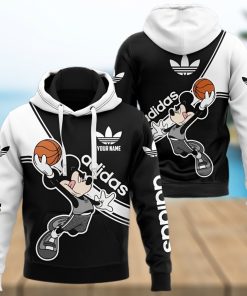 Adidas Customize Name 3D Hoodie And Pants Pod Design Limited edition