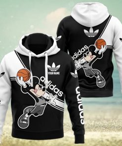 Adidas Customize Name 3D Hoodie And Pants Pod Design Limited edition