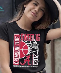 Alabama Crimson Tide 2023 NCAA Division I Men’s Basketball Championship Tournament March Madness Sweet 16 shirt