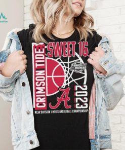 Alabama Crimson Tide 2023 NCAA Division I Men’s Basketball Championship Tournament March Madness Sweet 16 shirt