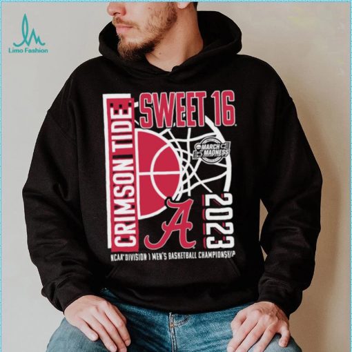 Alabama Crimson Tide 2023 NCAA Division I Men’s Basketball Championship Tournament March Madness Sweet 16 shirt