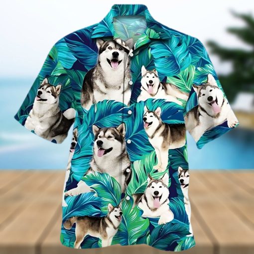 Alaskan Malamute Dog Lovers Hawaii Shirt