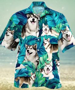Alaskan Malamute Dog Lovers Hawaii Shirt