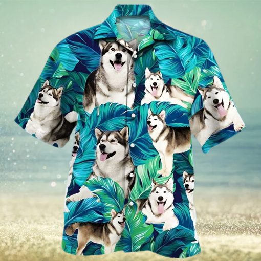 Alaskan Malamute Dog Lovers Hawaii Shirt