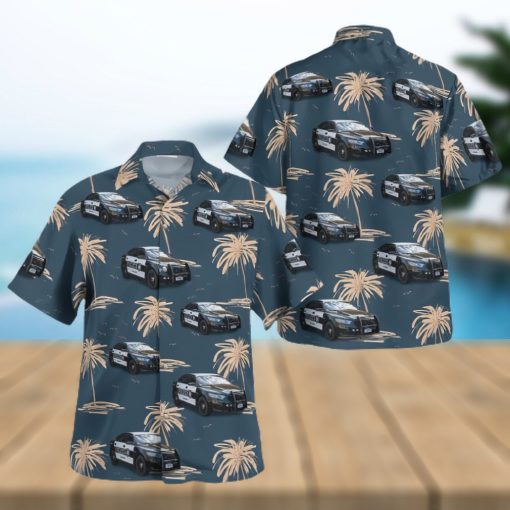 Albany New York Albany Police Department 2017 Ford Police Interceptor Hawaiian Shirt