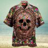 Mega Cool Skull Weed Cannabis Tropical Hawaiian Aloha Shirt
