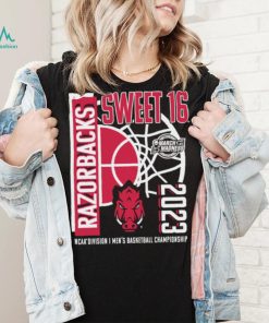 Arkansas Razorbacks 2023 NCAA Division I Men’s Basketball Championship Tournament March Madness Sweet 16 shirt