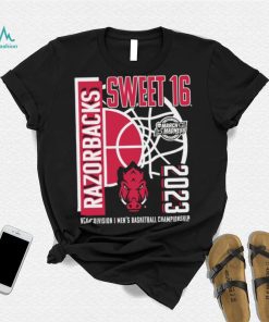 Arkansas Razorbacks 2023 NCAA Division I Men’s Basketball Championship Tournament March Madness Sweet 16 shirt