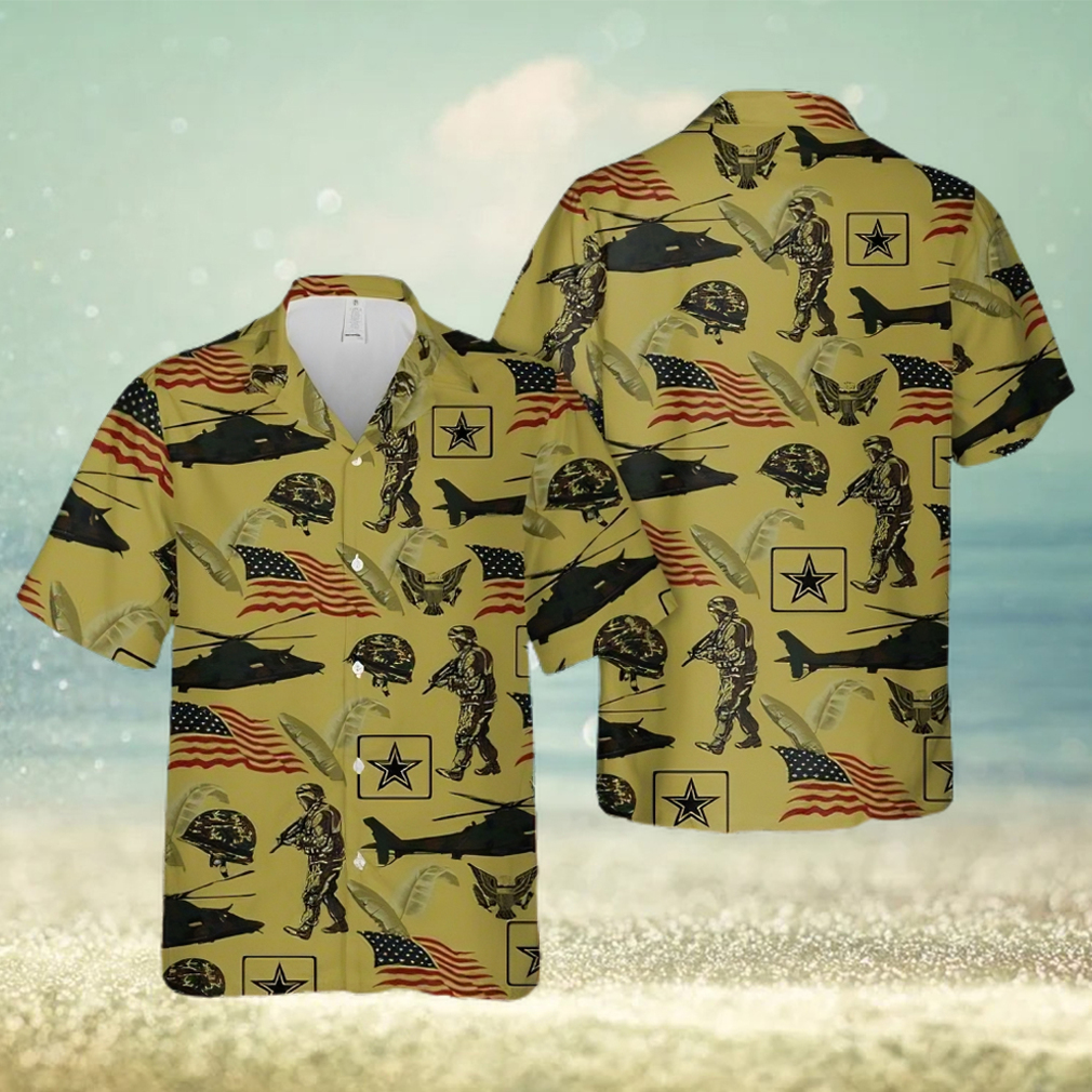 Army America Flag Trending Hawaiian Shirt Army America Flag Trending Hawaiian Shirt