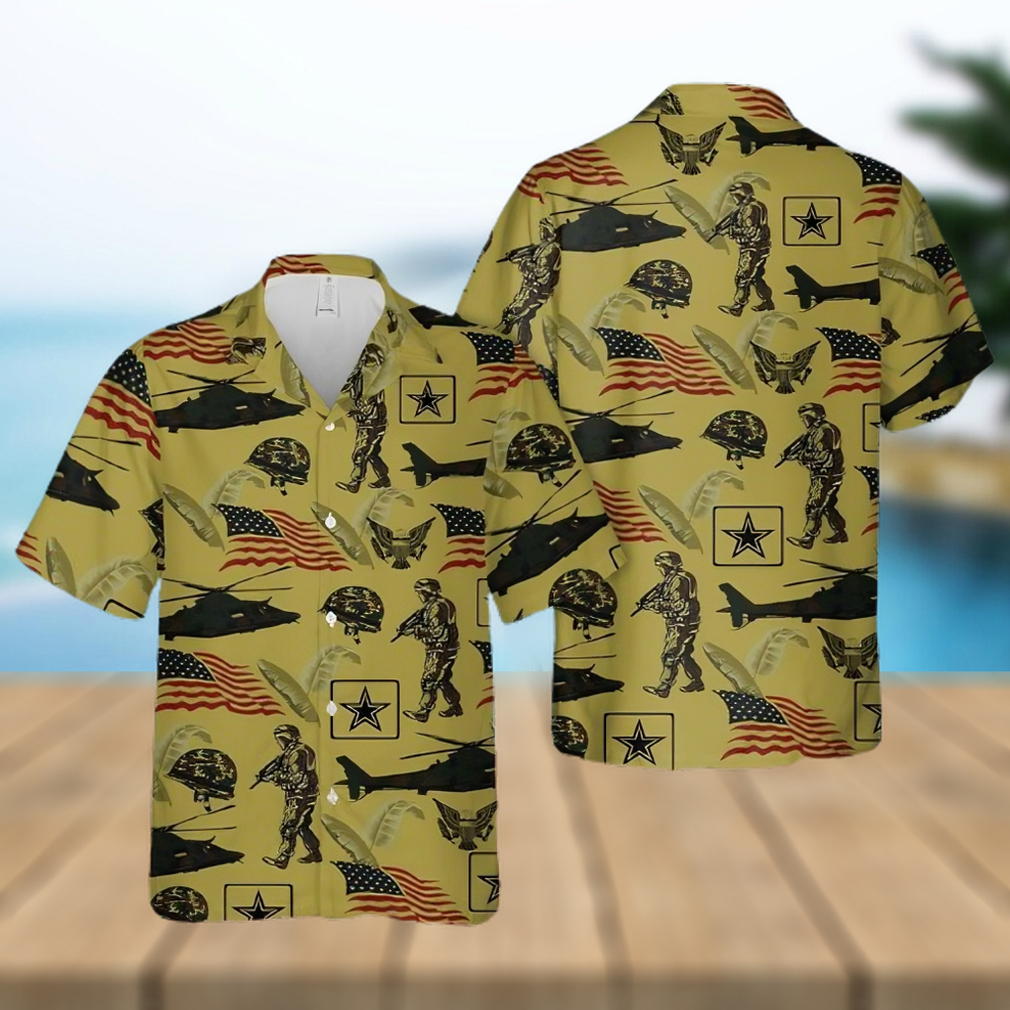 Army America Flag Trending Hawaiian Shirt Army America Flag Trending Hawaiian Shirt