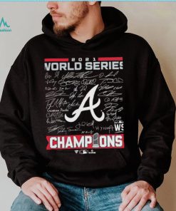 Atlanta Braves 2021 World Series Champions Signature Roster T Shirt