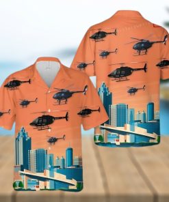 Atlanta Police Helicopter Hawaiian Shirt Outfit