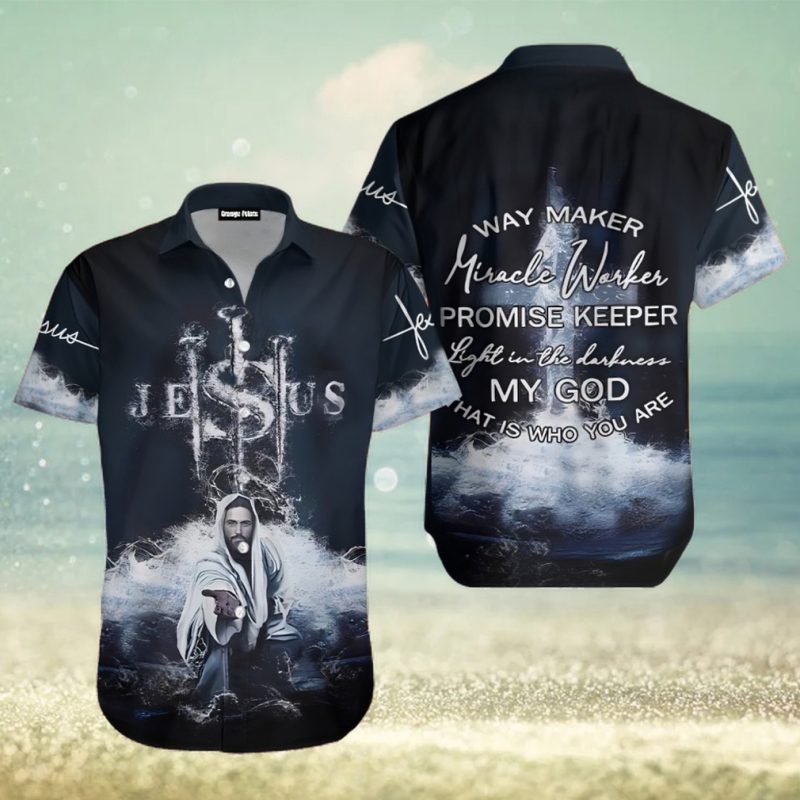 Awesome Easter Jesus Way Maker Hawaiian Shirt