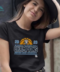 Awesome NCHSAA 2023 Girl’s 4A Basketball Champions Panther Creek Catamounts shirt